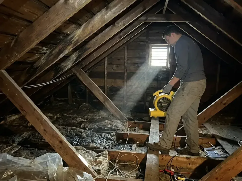 attic-water-damage-drying-proc-007 — frequently asked questions, Emergency Water Extraction & 24/7 Flood Response in Hominy,…